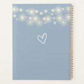 Snoerlampen Signature Script Stofblauw Bruiloft Planner (Achterkant)