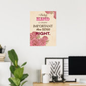 Snoet zijn is belangrijker dan juist zijn poster (Thuiskantoor)