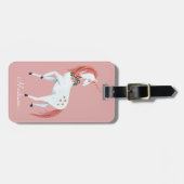 Snoetroze meisjes bagagelabel (Voorkant horizontaal)