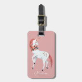 Snoetroze meisjes bagagelabel (Voorkant verticaal)