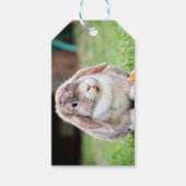 Snoezelkonijn Cadeaulabel (Voorkant)