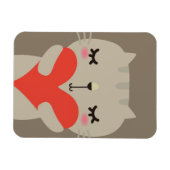 Snoezelkonijn met liefde magneet (Horizontaal)