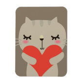 Snoezelkonijn met liefde magneet (Verticaal)