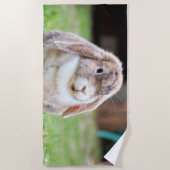 Snoezelkonijn Strandlaken (Voorkant)