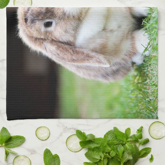 Snoezelkonijn Theedoek (Gevouwen)