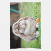 Snoezelkonijn Theedoek (Verticaal)