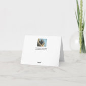 Snoezige Sialia Bedankkaart (Achterkant)