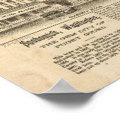 Snohomish Washington 1890 Antiek Panorama Poster (Hoek)