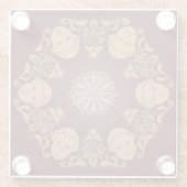 Snoiwflake onderzetter glazen onderzetter (Achterkant)