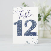 Snok- & diamanten-bling-reservetabel nummer 12 kaart (Staand voorkant)