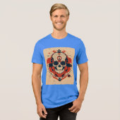 SNOKXINK Avant Garde Art Tattoo Studio Bella+Canva Tri-Blend Shirt (Voorkant volledig)