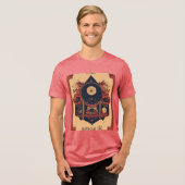 SNOKXINK Avant Garde Art Tattoo Studio Tri-blend T Tri-Blend Shirt (Voorkant volledig)