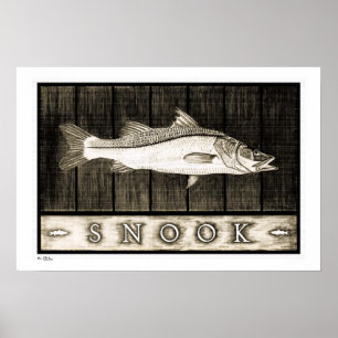 Snook  B&W-Posters, Prints en Lijsten