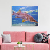 Snook Fish Canvas Print (Insitu (Woonkamer))