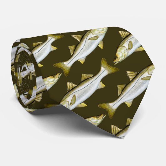 Snook Necktie Stropdas (Opgerold)