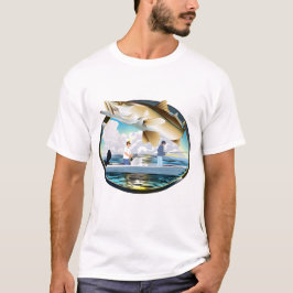 Snook Vissen Sunset T-shirt