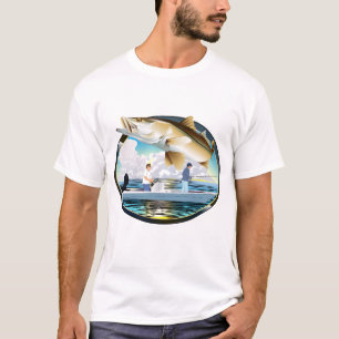 Snook Vissen Sunset T-shirt
