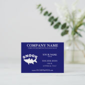 SNOOK VIST ENTHUSIAST - Sjabloon voor visitekaartj Visitekaartje (Staand voorkant)