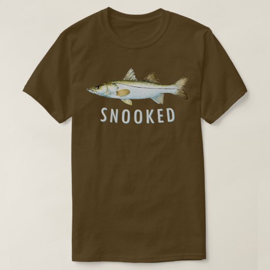 Snook Vist Saltwater Inshore Common Snook Fish T-shirt (Design voorkant)