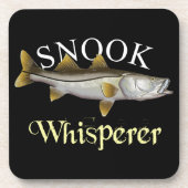 Snook Whisperer Dark Bier Onderzetter (Voorkant)