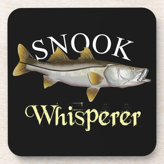 Snook Whisperer Dark Bier Onderzetter (Voorkant)