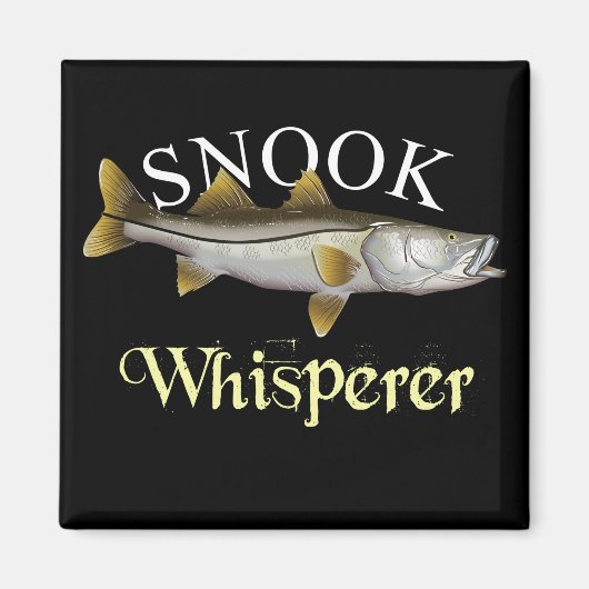 Snook Whisperer Dark Magneet (Voorkant)