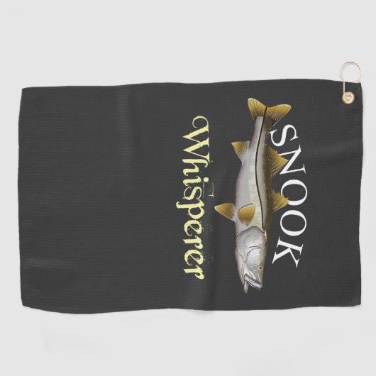 Snook Whisperer Dark Vist Handdoeken (Horizontaal)