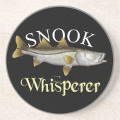 Snook Whisperer Dark Zandsteen Onderzetter (Voorkant)