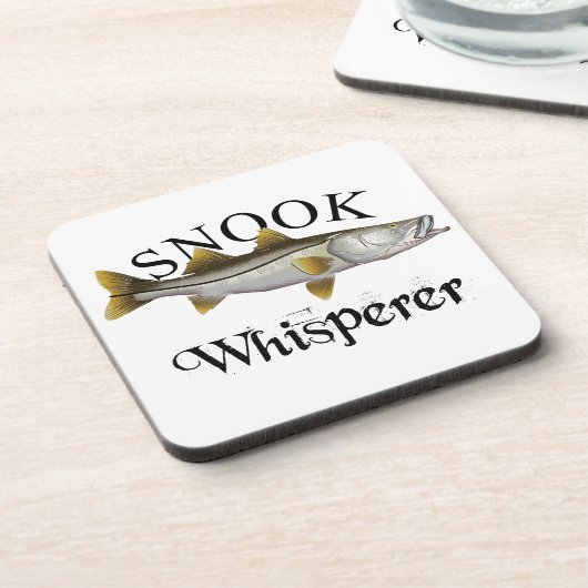 Snook Whisperer Light Bier Onderzetter (Linkerzijde)