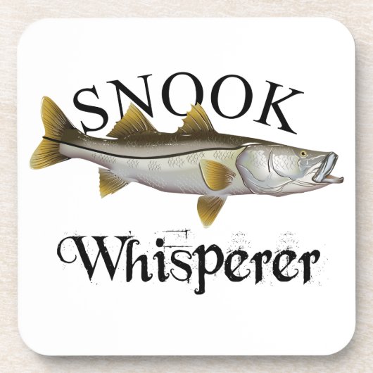 Snook Whisperer Light Bier Onderzetter (Voorkant)