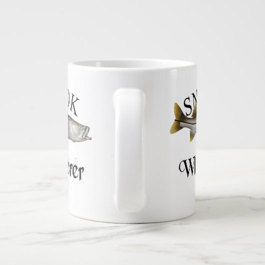 Snook Whisperer Light Grote Koffiekop (Achterkant)