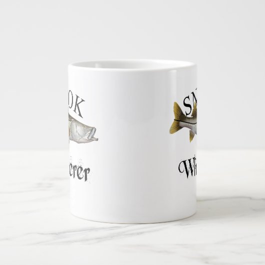 Snook Whisperer Light Grote Koffiekop (Voorkant)