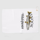 Snook Whisperer Light Vist Towel Golfhanddoek (Horizontaal)
