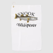 Snook Whisperer Light Vist Towel Golfhanddoek (Voorkant)