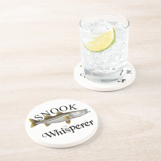 Snook Whisperer Light Zandsteen Onderzetter (Zijkant)