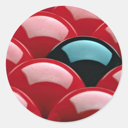Snooker-apparatuur Ronde Sticker (Voorkant)