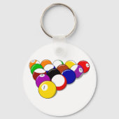 Snooker Balls Sleutelhanger (Achterkant)