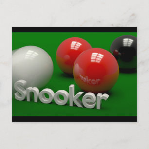 Snooker Briefkaart