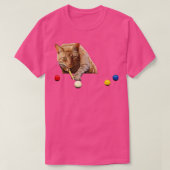 SNOOKER CAT-SPEELSNOOKERPOOLBILLIARDEN T-SHIRT (Design voorkant)