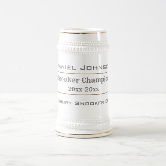 Snooker Champion of Pool Champion Award Bierpul (Center)