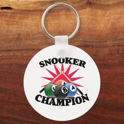Snooker Champion Sleutelhanger (Voorkant)