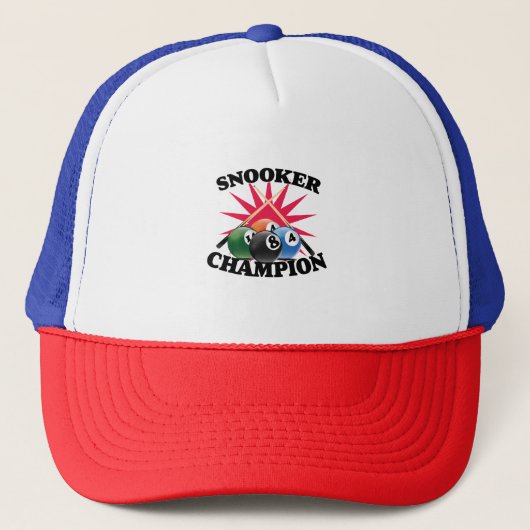Snooker Champion Trucker Pet (Voorkant)