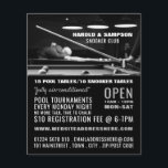 Snooker Club Portrait, Pool, Snooker Club Advert Flyer<br><div class="desc">Snooker Club Portrait,  Pool,  Snooker Club Adverteren flyers van de Visitekaartje winkel.</div>