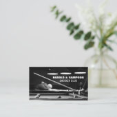 Snooker Club Portret, zwembad en snooker speler /  Visitekaartje (Staand voorkant)