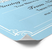 Snooker Competitie Certificaat Poster (Hoek)