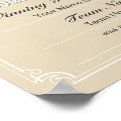 Snooker Competition Certificate Poster (Hoek)