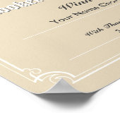 Snooker Competition Winner's Certificate Poster (Hoek)