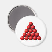 Snooker-driehoek Magneet (Voorkant / Achterkant)