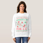 SNOOKER FUNNY CHRISTMAS QUOTES UGLY SWEATER (Voorkant volledig)