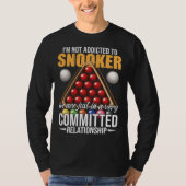 Snooker Humor Snooker Player T-shirt (Voorkant)